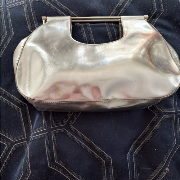 Sondra Roberts Metallic Silver Two Way Bag - Picture 13 of 14